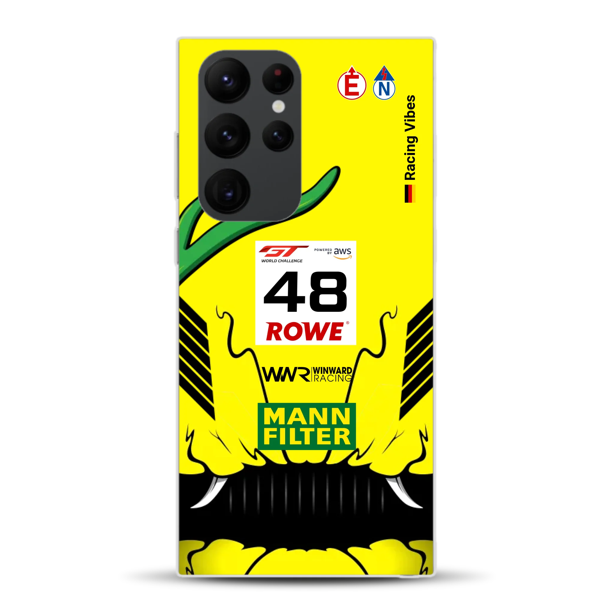 AMG GT3 R Mamba 2026 Livery - Housse de téléphone portable personnalisée pour Samsung