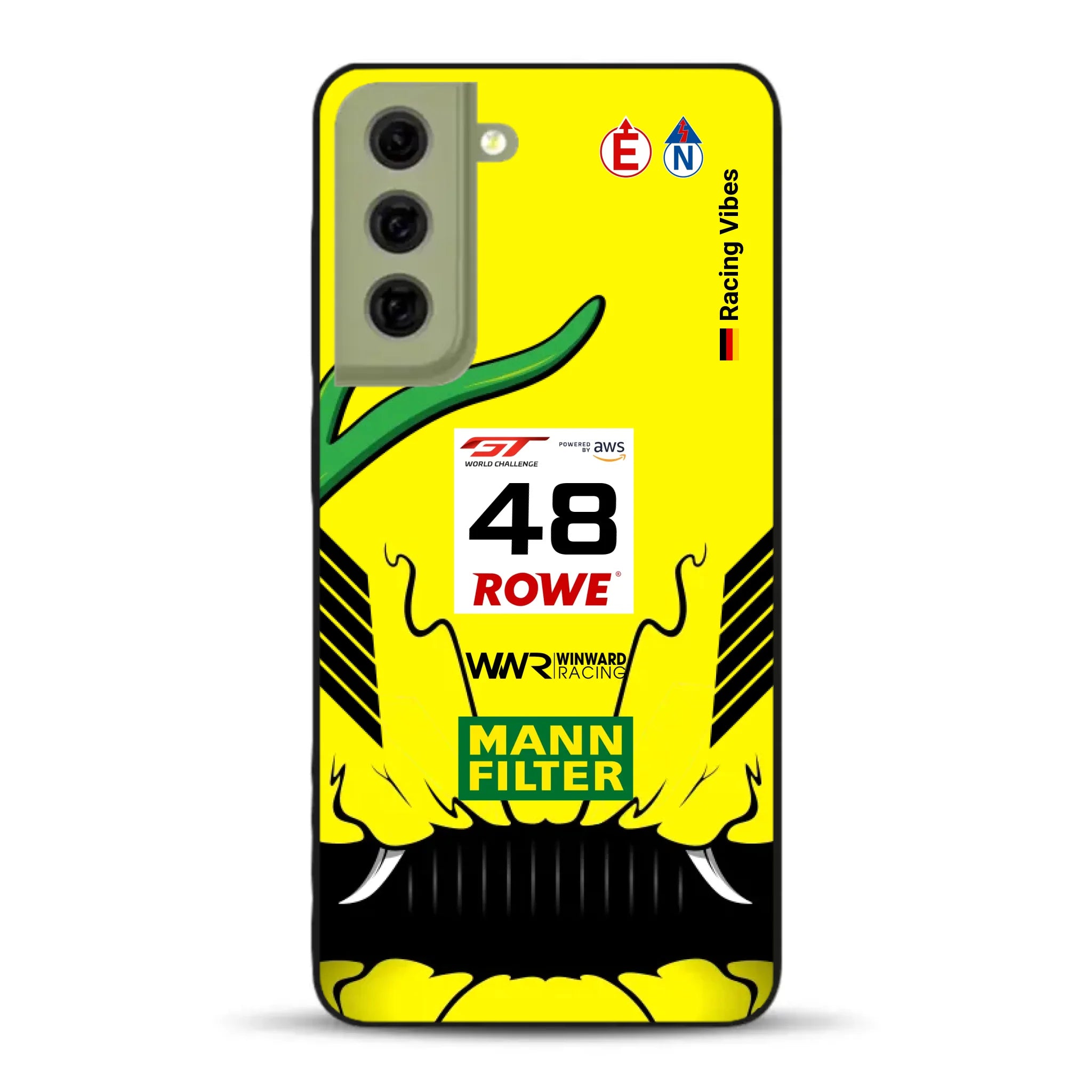 AMG GT3 R Mamba 2026 Livery - Housse de téléphone portable personnalisée pour Samsung