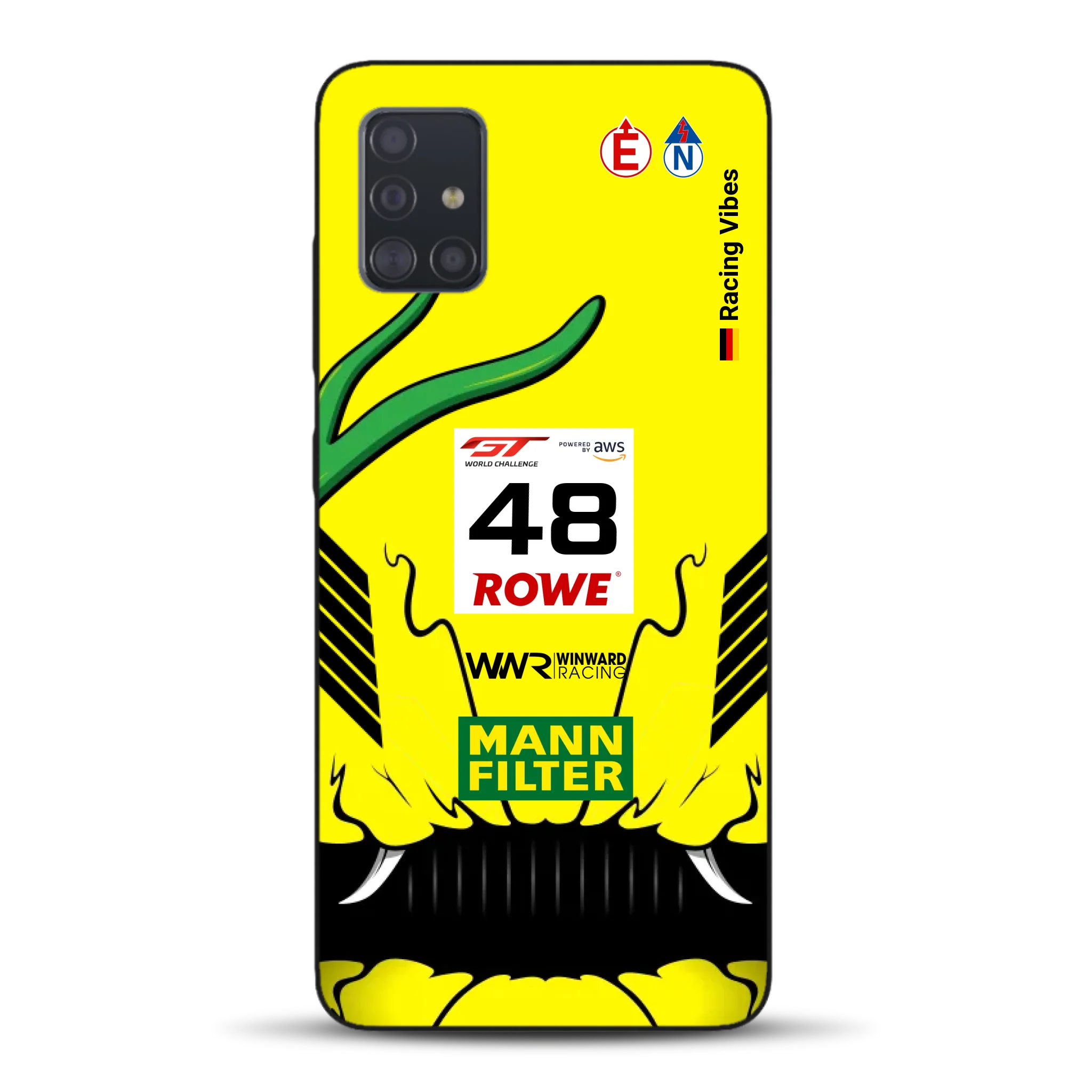 AMG GT3 R Mamba 2026 Livery - Housse de téléphone portable personnalisée pour Samsung