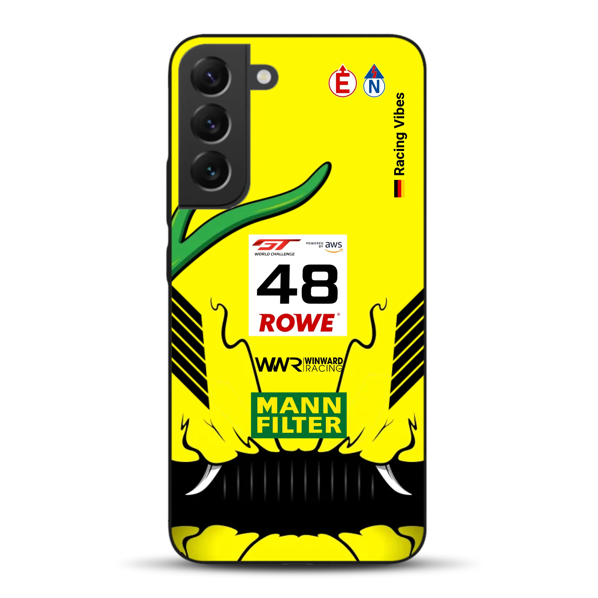 AMG GT3 R Mamba 2026 Livery - Housse de téléphone portable personnalisée pour Samsung