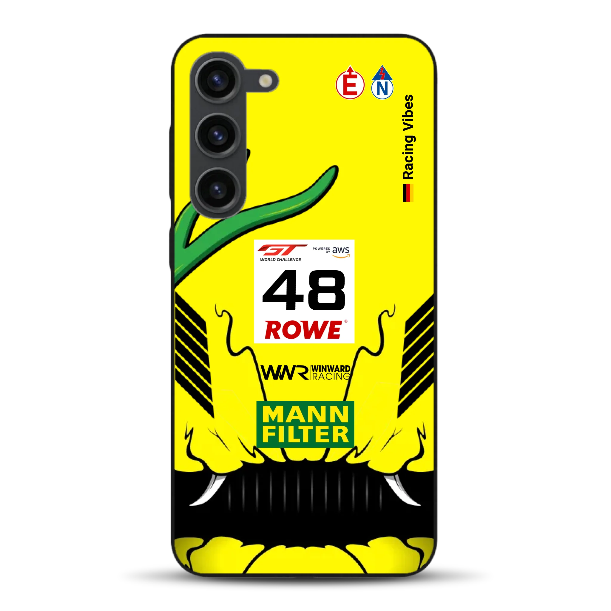 AMG GT3 R Mamba 2026 Livery - Housse de téléphone portable personnalisée pour Samsung