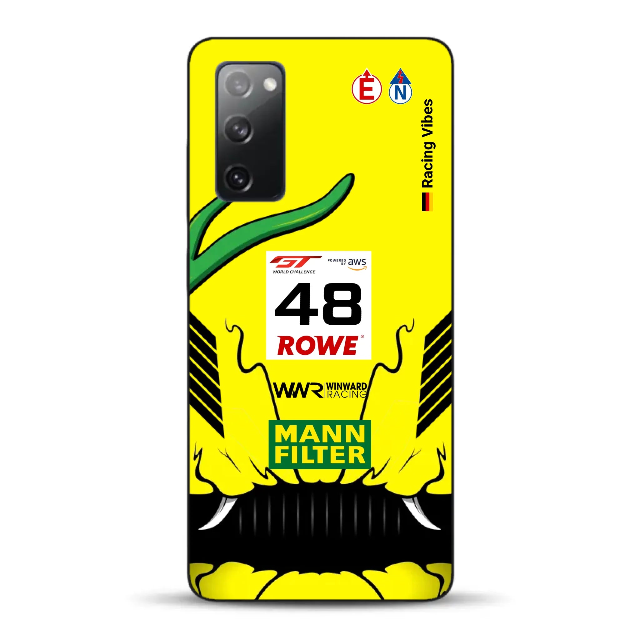 AMG GT3 R Mamba 2026 Livery - Housse de téléphone portable personnalisée pour Samsung