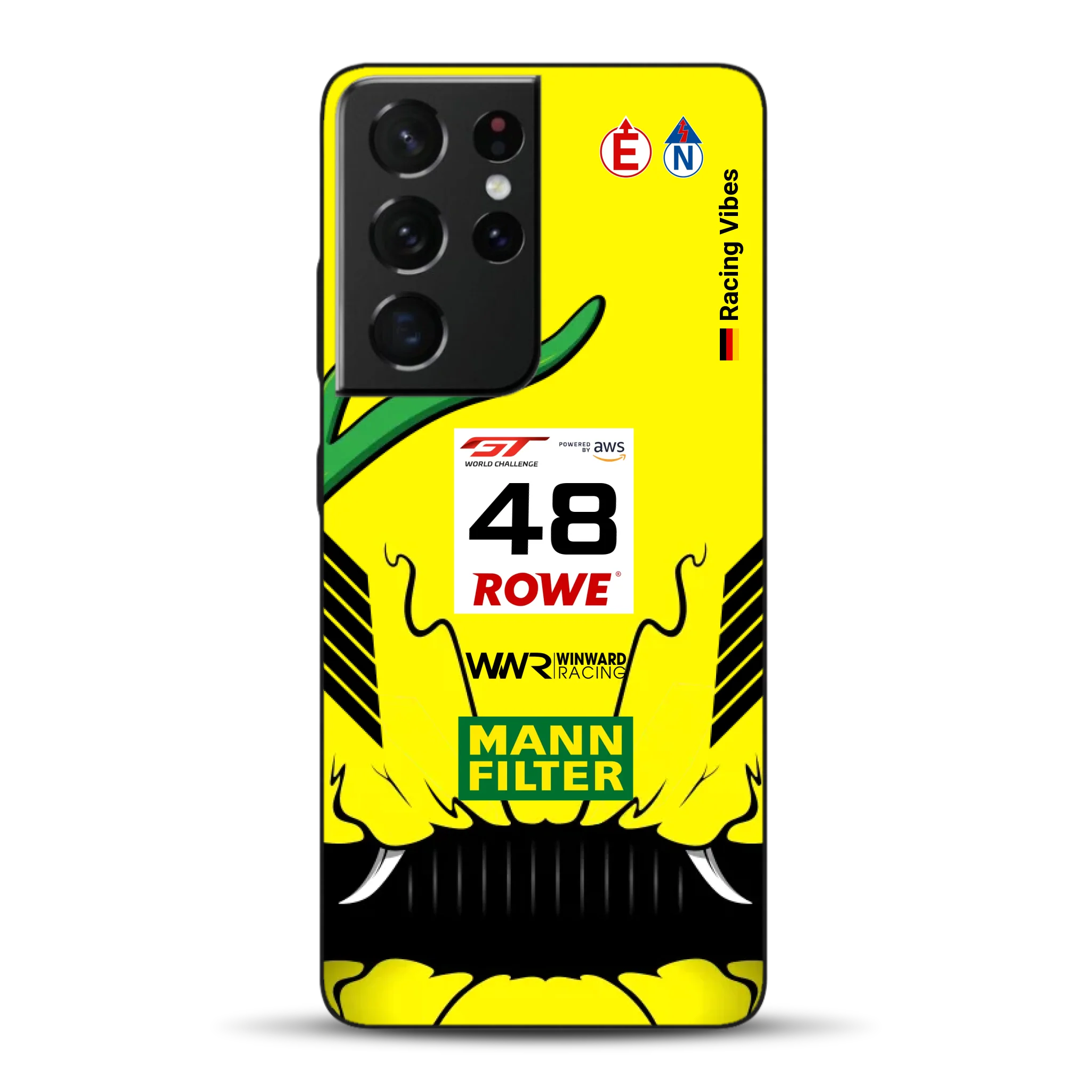AMG GT3 R Mamba 2026 Livery - Housse de téléphone portable personnalisée pour Samsung