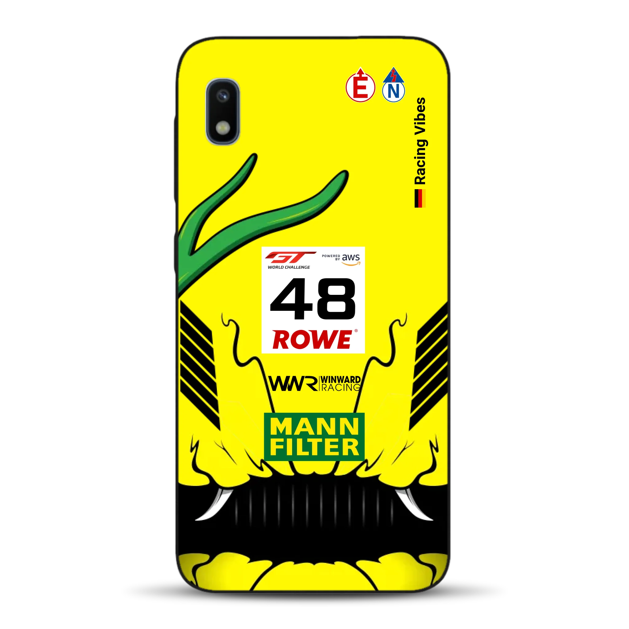 AMG GT3 R Mamba 2026 Livery - Housse de téléphone portable personnalisée pour Samsung