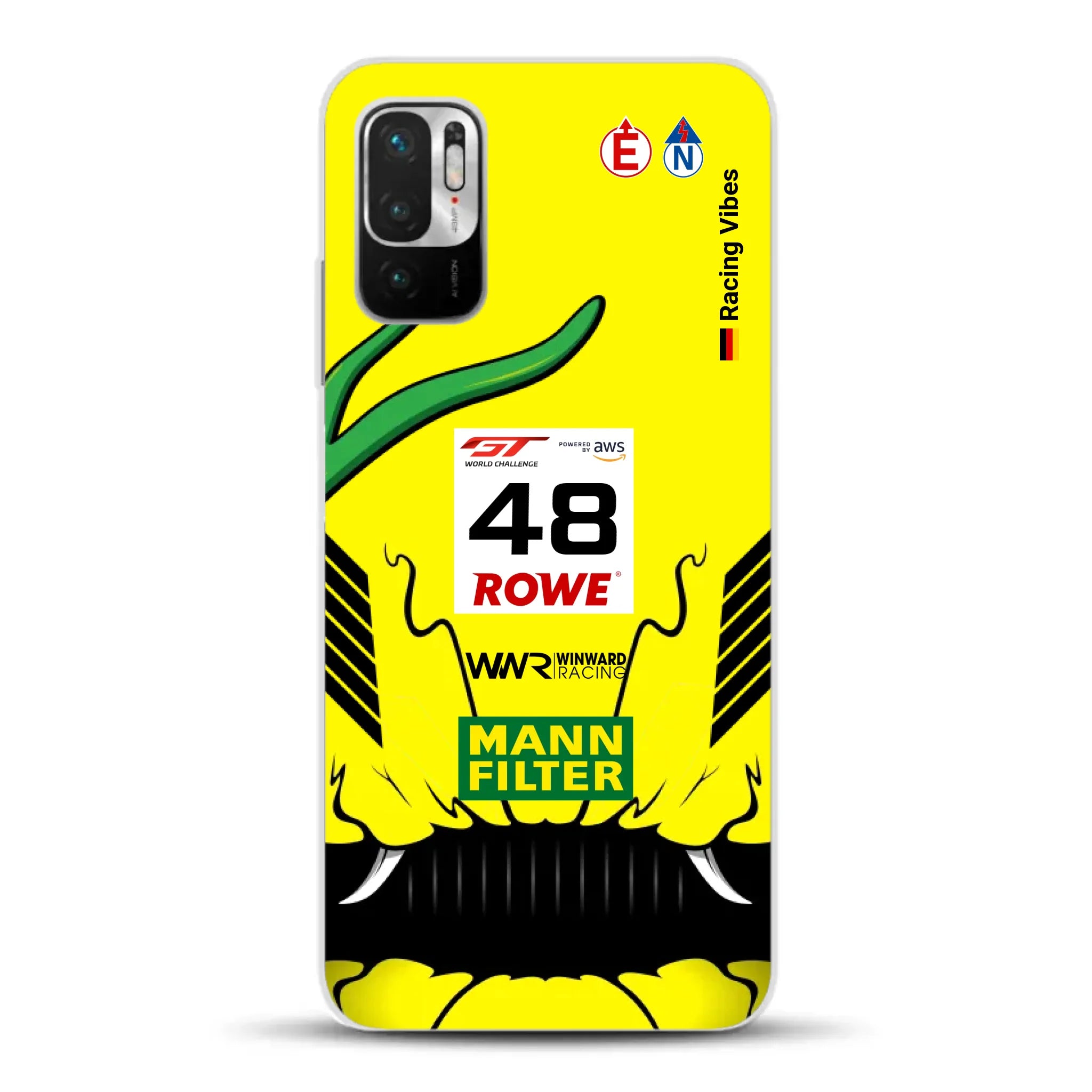 AMG GT3 R Mamba 2026 Livery -Housse de téléphone portable personnalisée pour Xiaomi