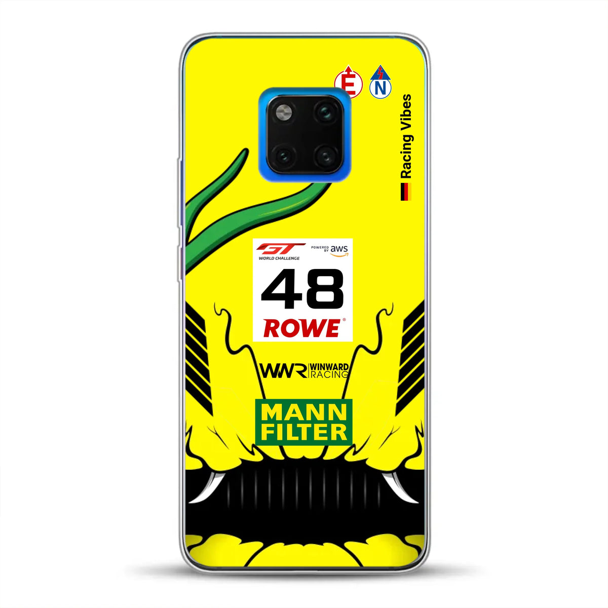 AMG GT3 R Mamba 2026 Livery - Housse de téléphone portable personnalisée pour Huawei