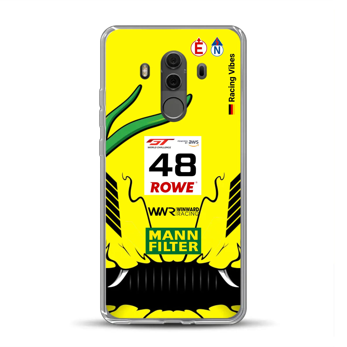 AMG GT3 R Mamba 2026 Livery - Housse de téléphone portable personnalisée pour Huawei