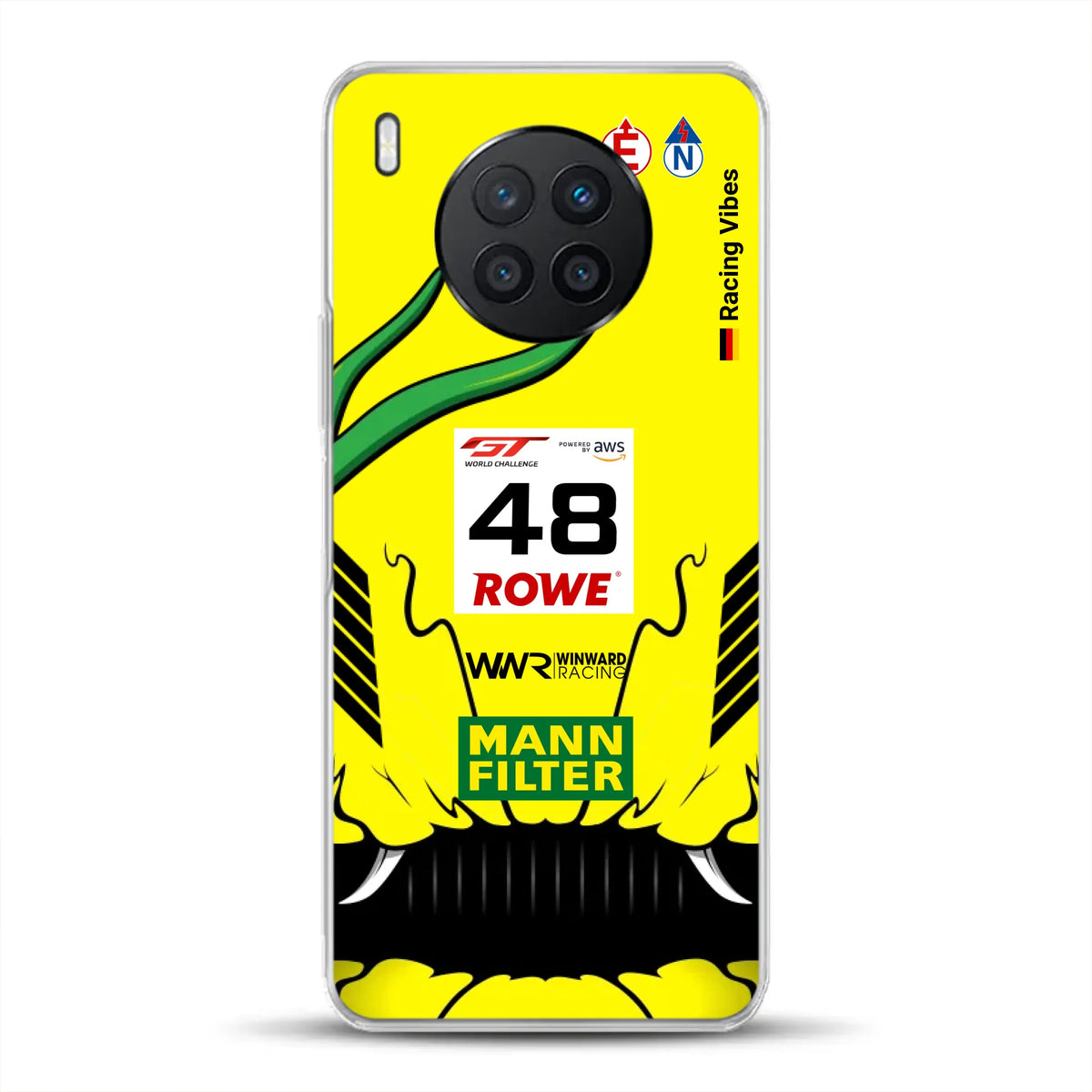 AMG GT3 R Mamba 2026 Livery - Housse de téléphone portable personnalisée pour Huawei
