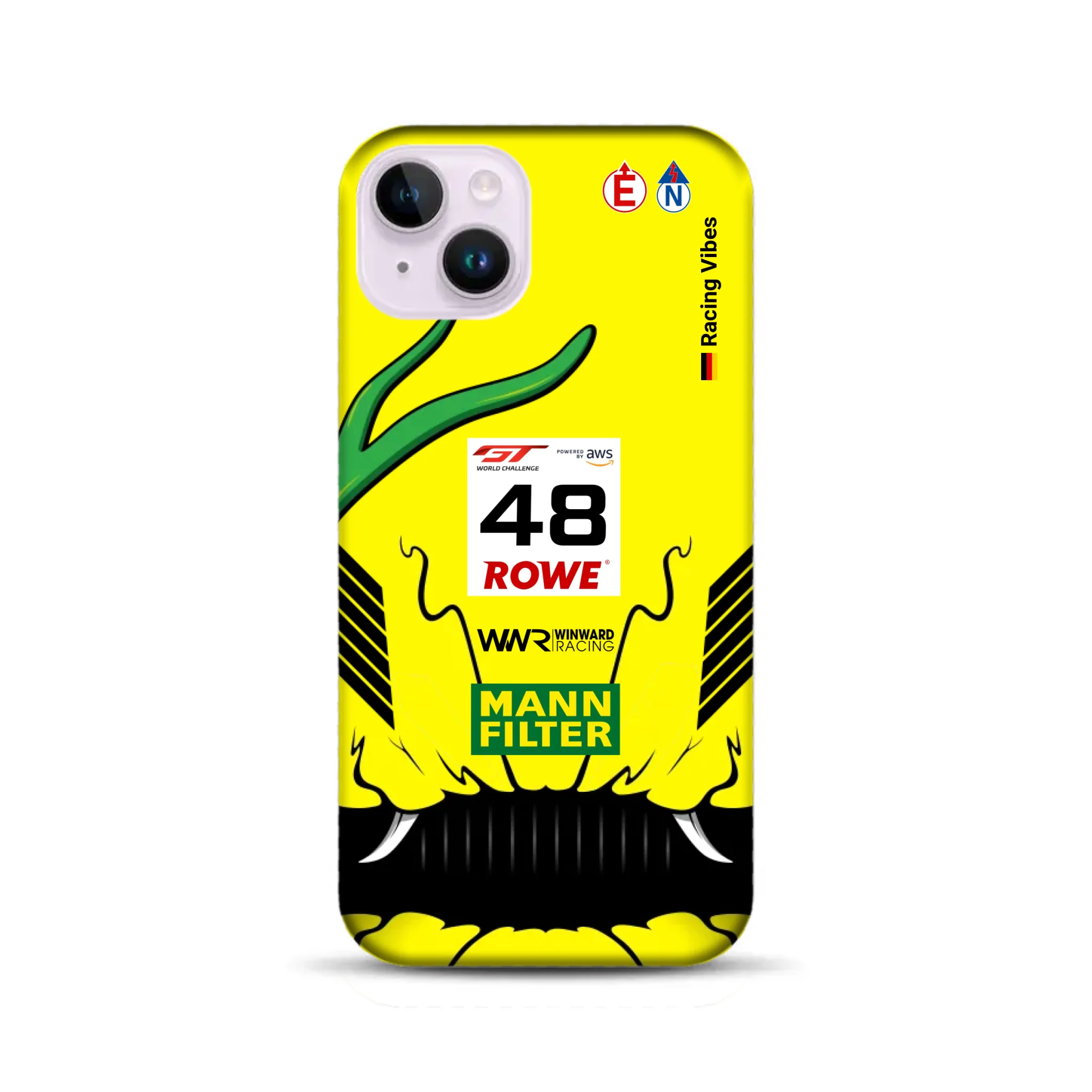 AMG GT3 R Mamba 2026 Livery - Personnalisé Premium Case pour iPhone