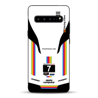 Porsche 963 Apple Retro Livery - Individuelle Handyhülle für Samsung