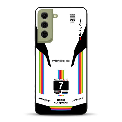 Porsche 963 Apple Retro Livery - Individuelle Handyhülle für Samsung