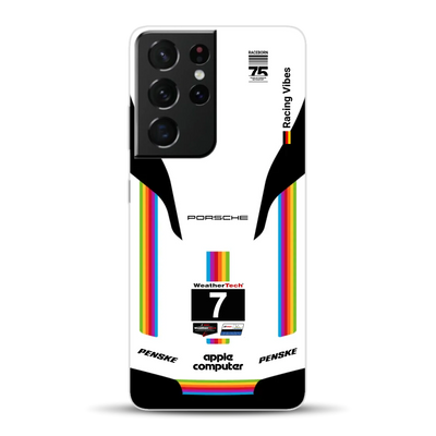 Porsche 963 Apple Retro Livery - Individuelle Handyhülle für Samsung