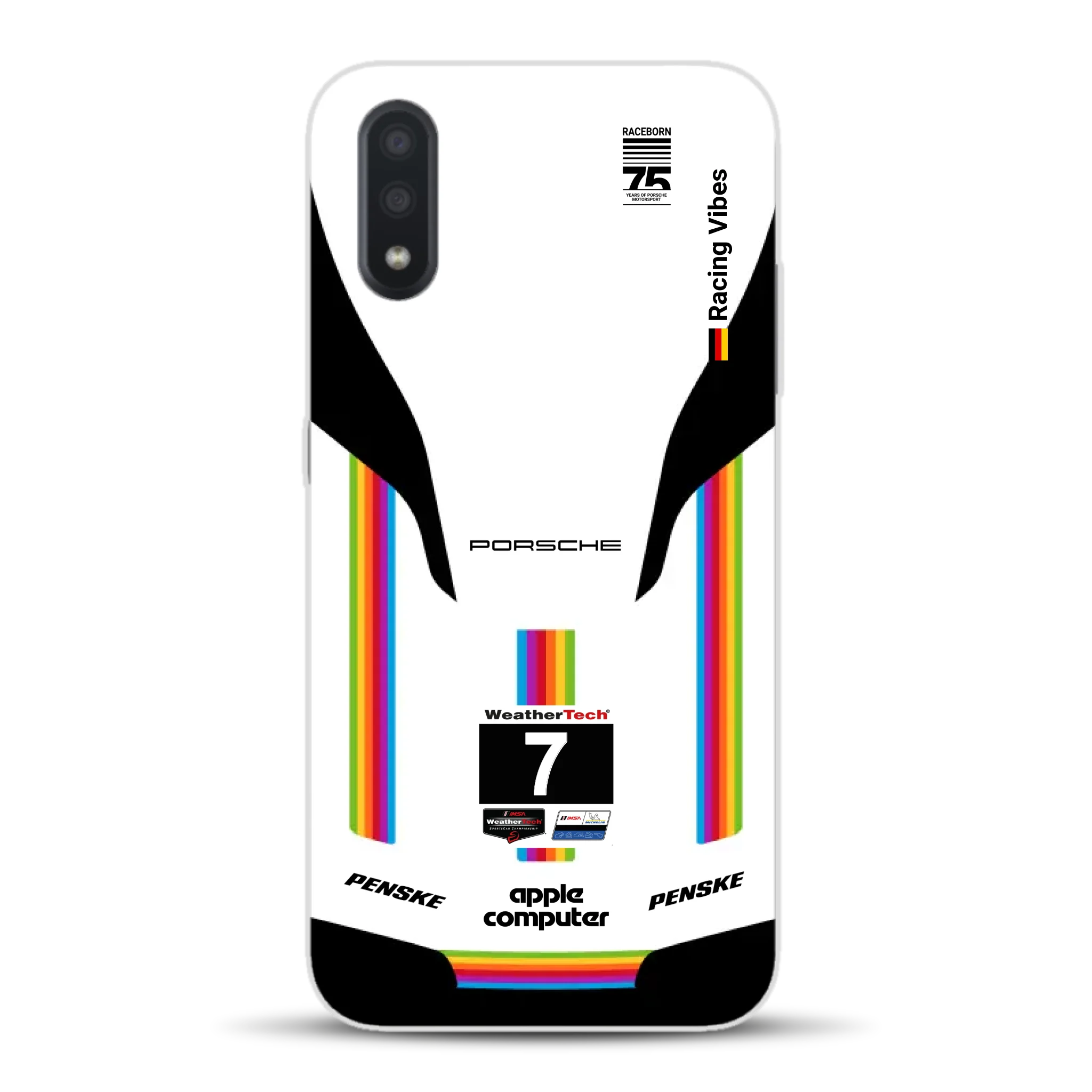 Porsche 963 Apple Retro Livery - Individuelle Handyhülle für Samsung