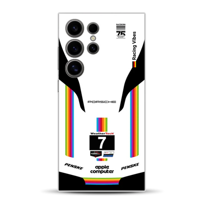 Porsche 963 Apple Retro Livery - Individuelle Handyhülle für Samsung