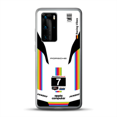 Porsche 963 Apple Retro Livery - Custodia per cellulare personalizzata per Huawei
