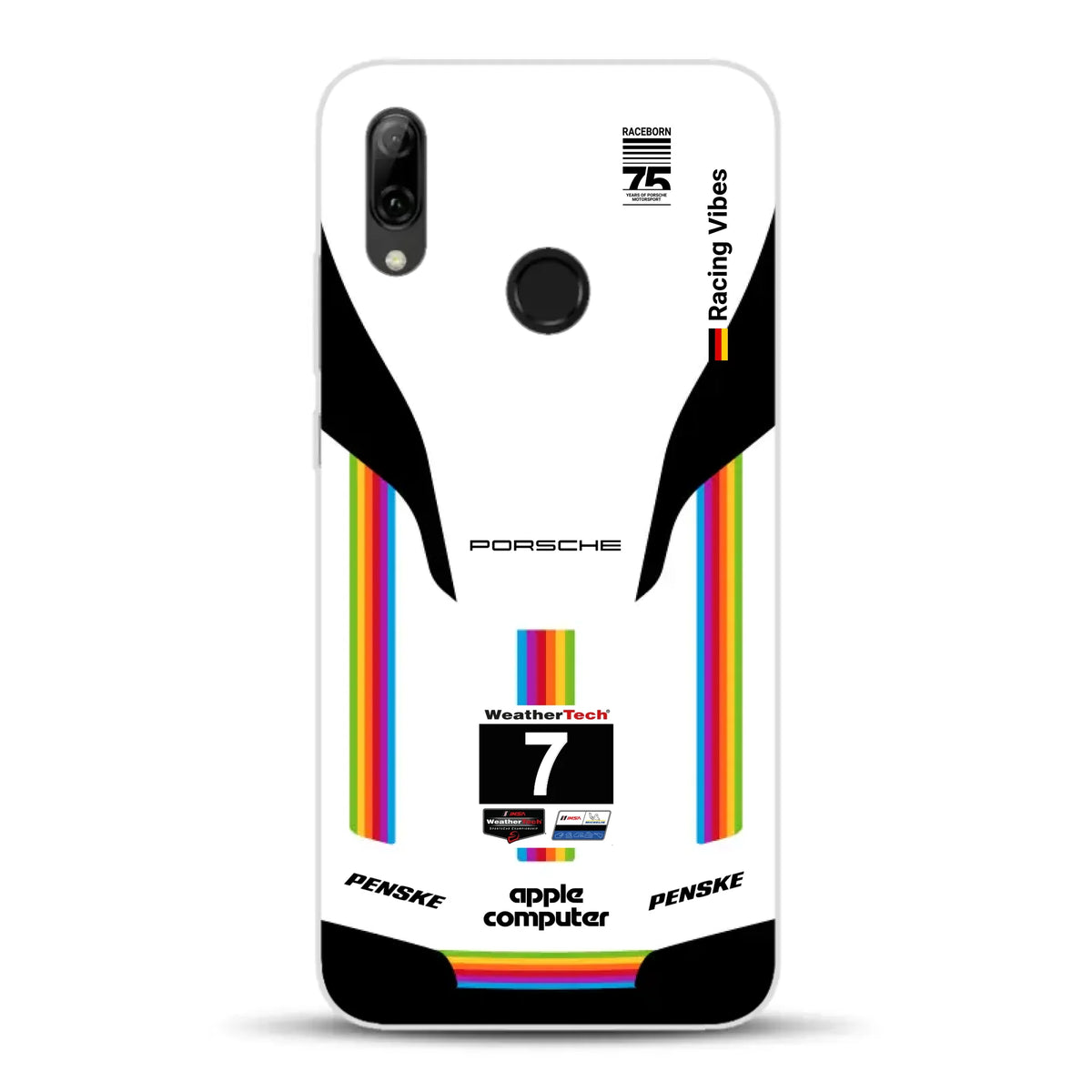 Porsche 963 Apple Retro Livery - Custodia per cellulare personalizzata per Huawei