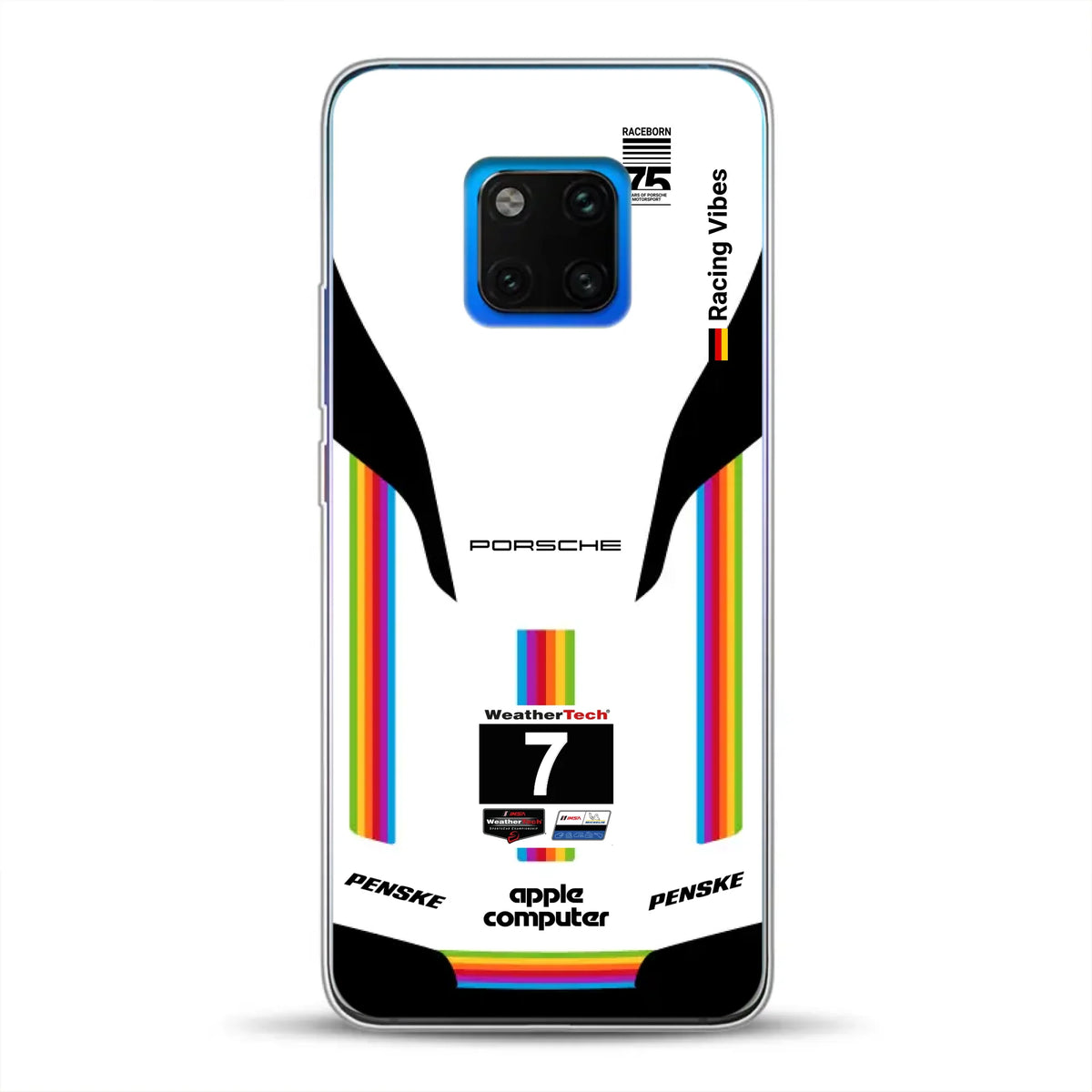 Porsche 963 Apple Retro Livery - Custodia per cellulare personalizzata per Huawei