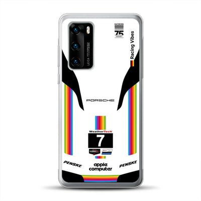 Porsche 963 Apple Retro Livery - Custodia per cellulare personalizzata per Huawei