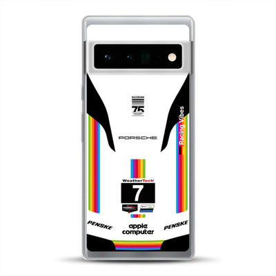 Porsche 963 Apple Retro Livery - Custodia per cellulare personalizzata per Google
