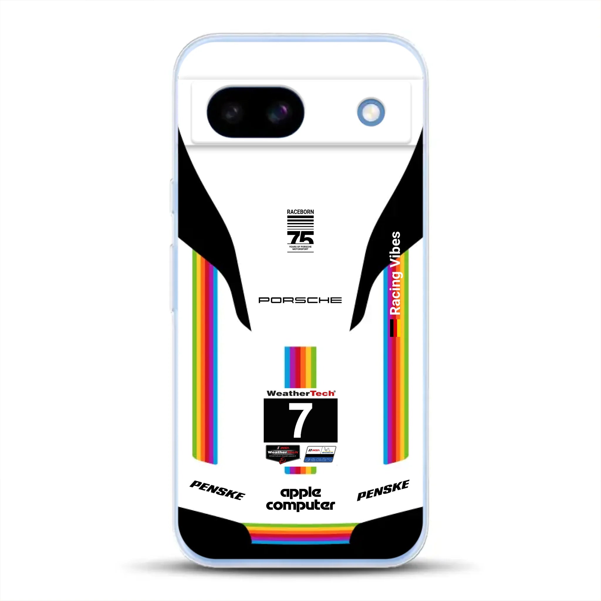 Porsche 963 Apple Retro Livery - Custodia per cellulare personalizzata per Google
