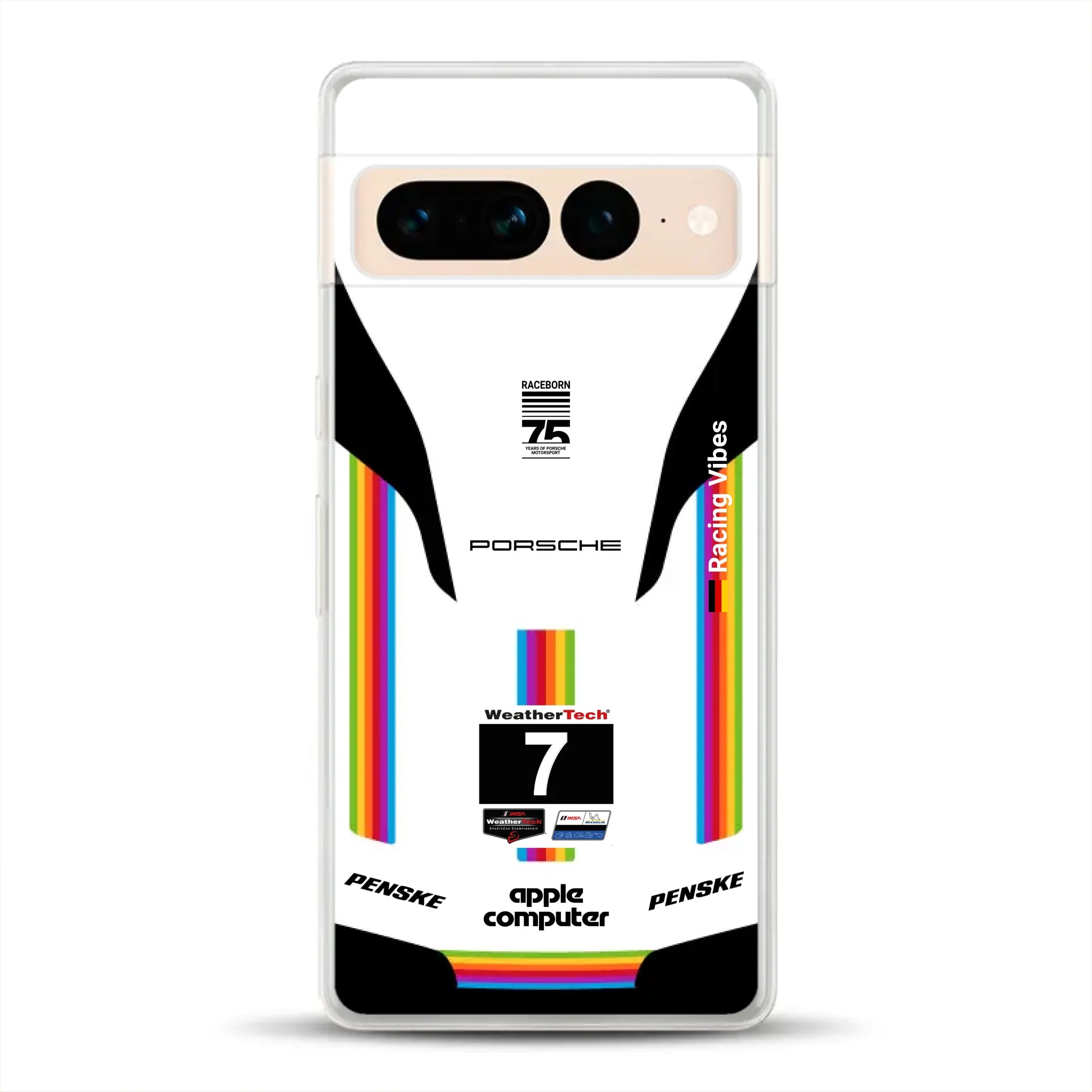 Porsche 963 Apple Retro Livery - Custodia per cellulare personalizzata per Google