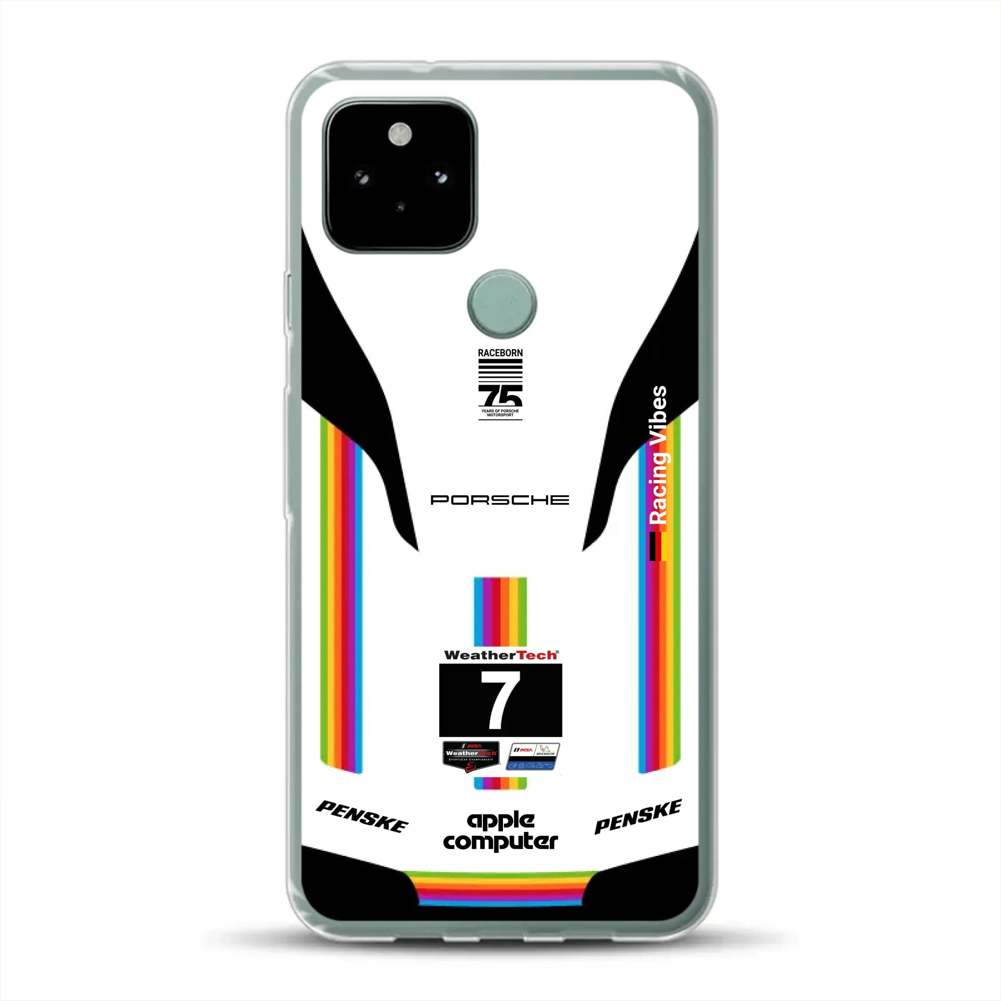 Porsche 963 Apple Retro Livery - Custodia per cellulare personalizzata per Google