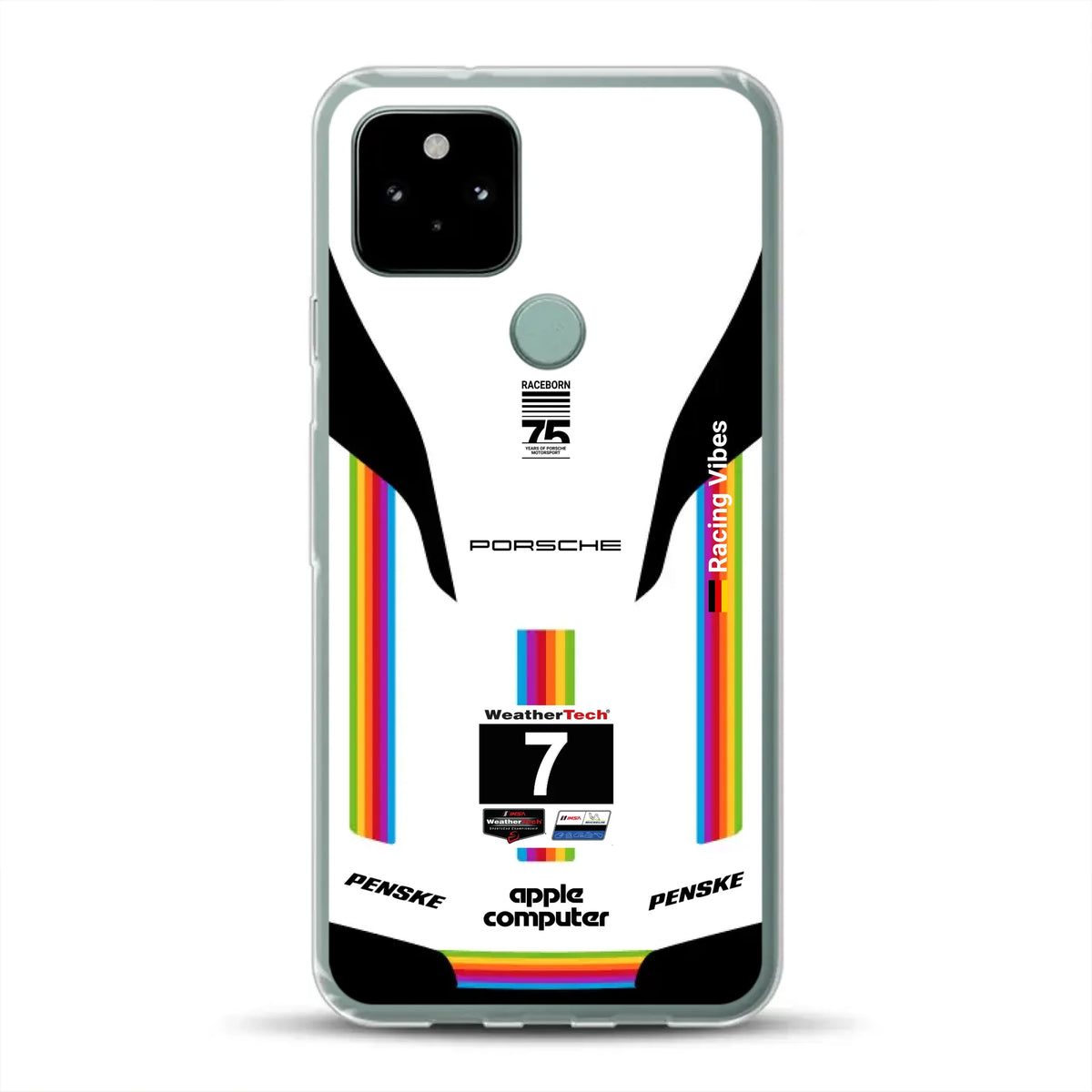 Porsche 963 Apple Retro Livery - Custodia per cellulare personalizzata per Google