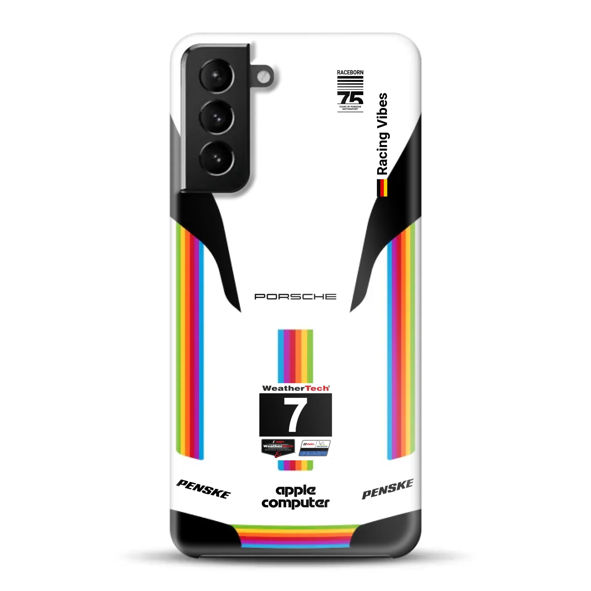 Porsche 963 Apple Retro Livery - Hard case pour Samsung