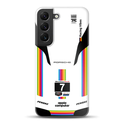 Porsche 963 Apple Retro Livery - Hard case for Samsung