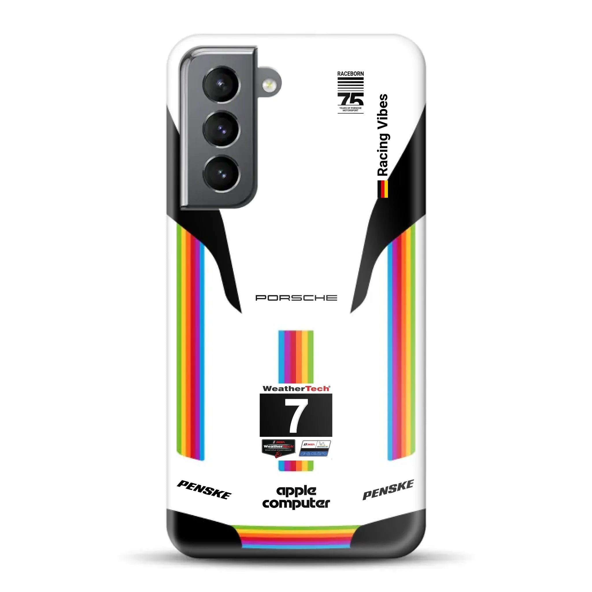 Porsche 963 Apple Retro Livery - Hard case pour Samsung