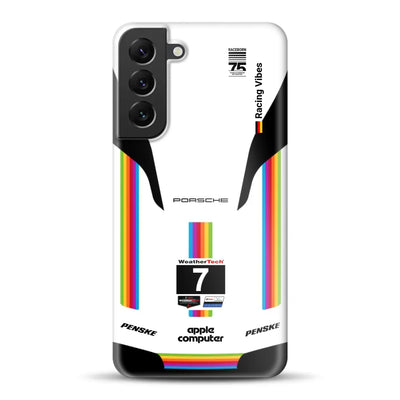 Porsche 963 Apple Retro Livery - Hard case for Samsung