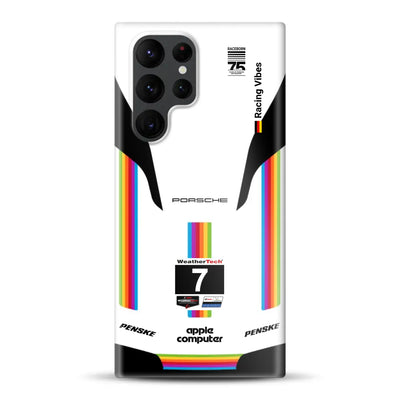 Porsche 963 Apple Retro Livery - Individuelle Hardcase Hülle für Samsung