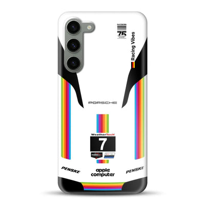 Porsche 963 Apple Retro Livery - Hard case for Samsung