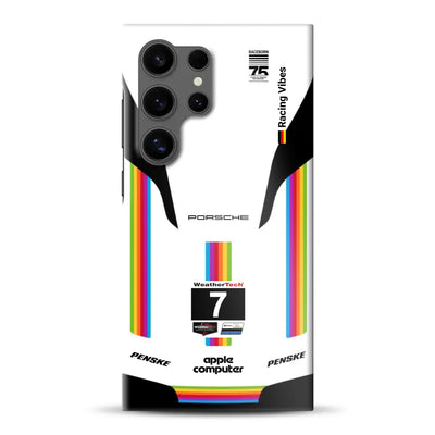 Porsche 963 Apple Retro Livery - Hard case for Samsung