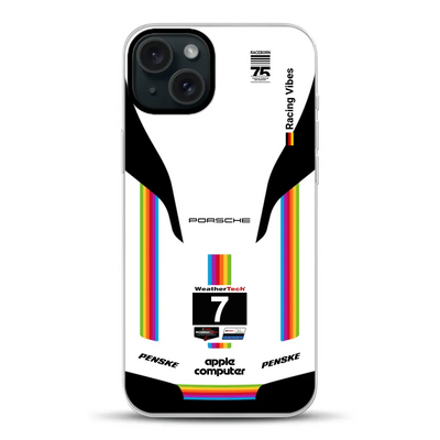 Porsche 963 Apple Retro Livery - Individuelle Hybrid Hülle mit MagSafe