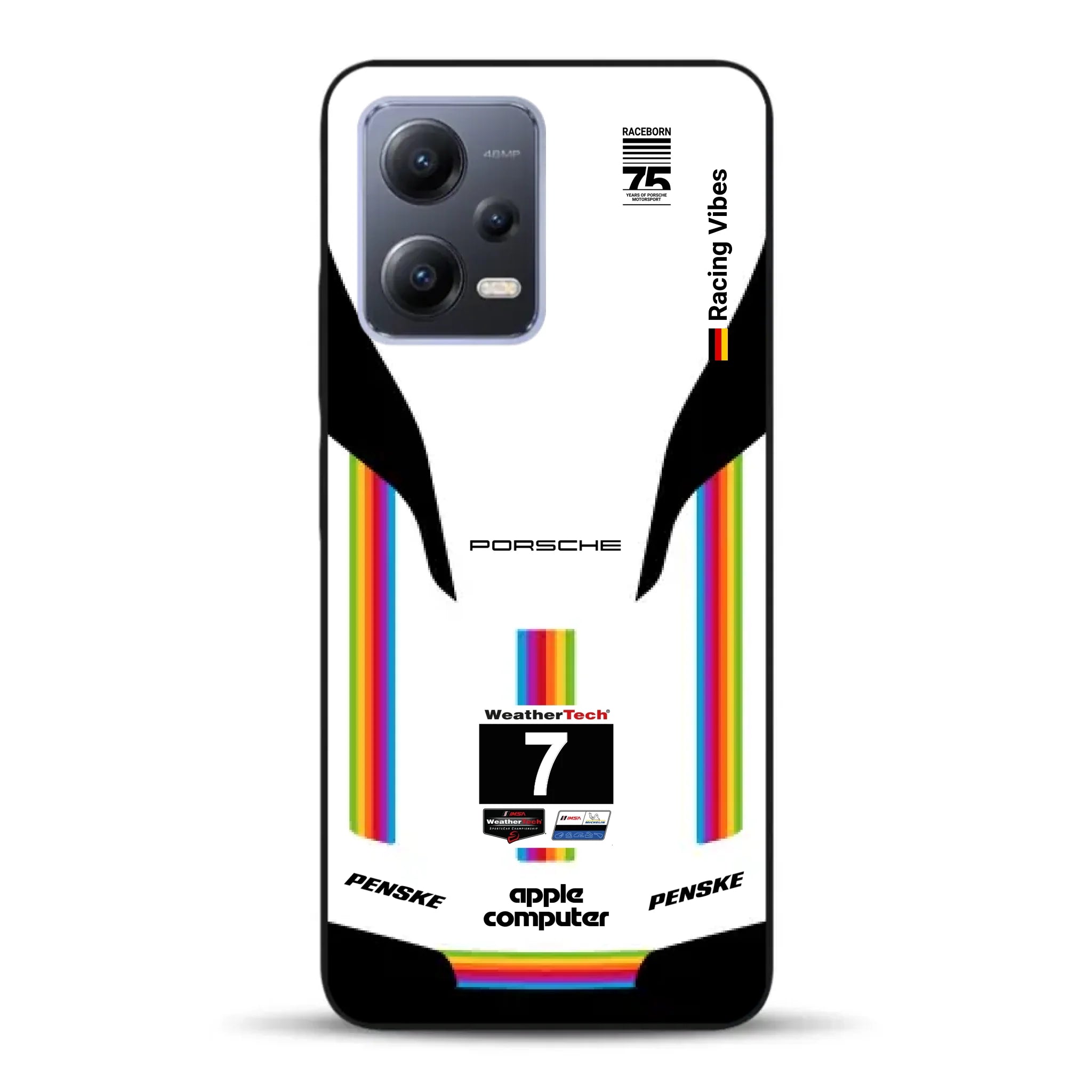 Porsche 963 Apple Retro Livery - Custodia per cellulare personalizzata per Xiaomi