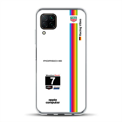Porsche 963 Apple Retro Livery - Custodia per cellulare personalizzata per Huawei