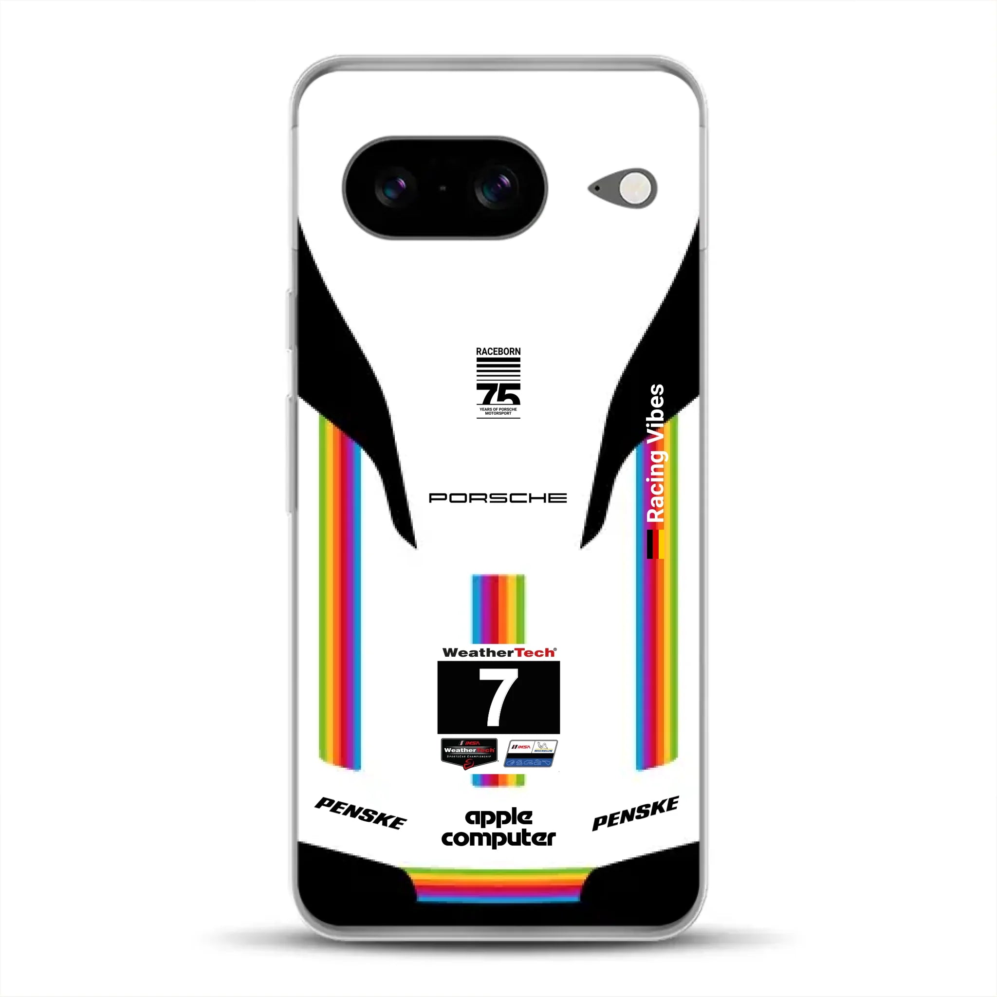 Porsche 963 Apple Retro Livery - Custodia per cellulare personalizzata per Google