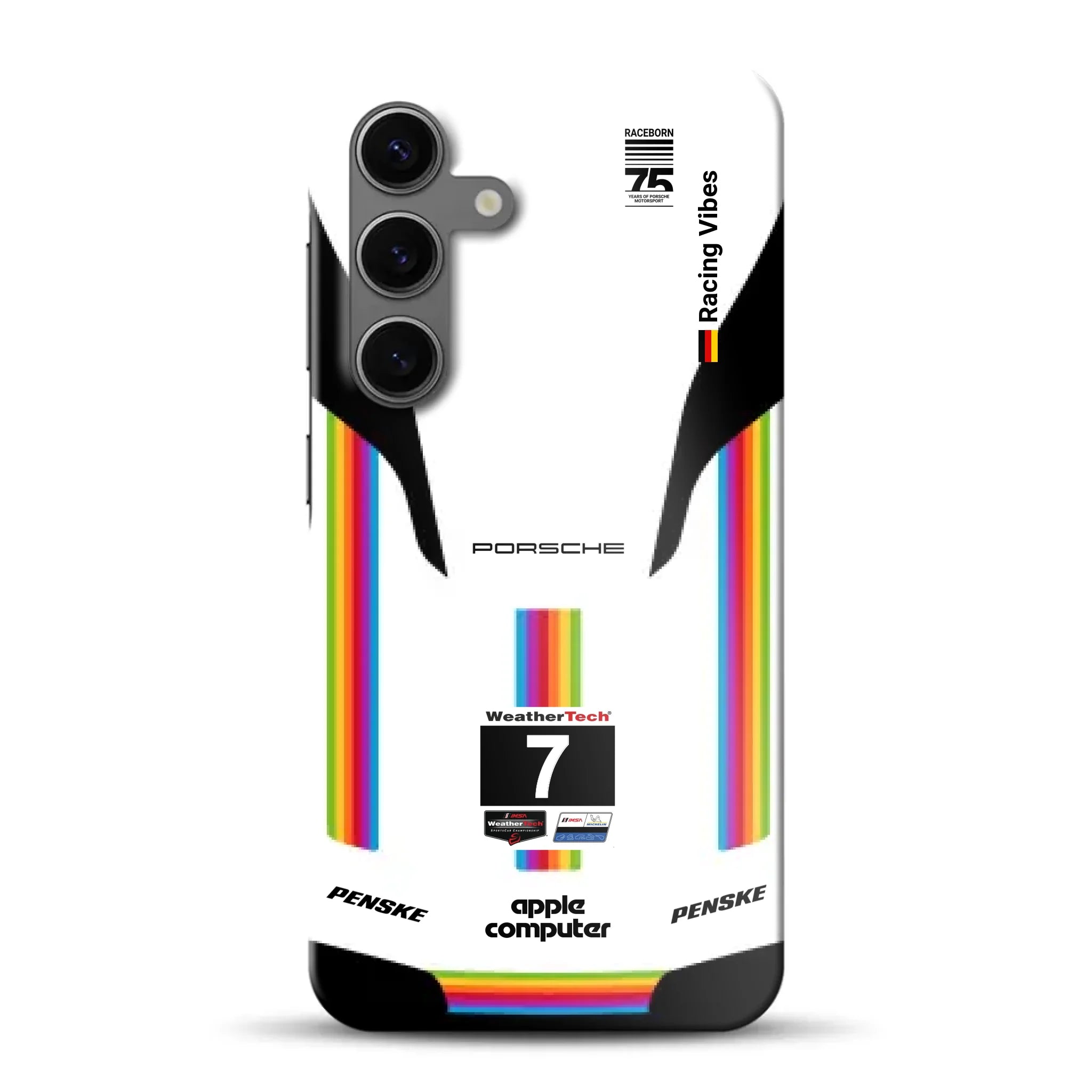 Porsche 963 Apple Retro Livery - Hard case pour Samsung