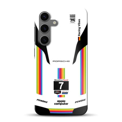 Porsche 963 Apple Retro Livery - Individuelle Hardcase Hülle für Samsung