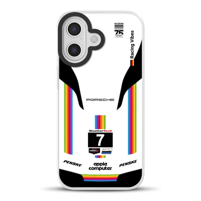 Porsche 963 Apple Retro Livery - Individuelle Hybrid Hülle mit MagSafe
