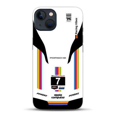 Porsche 963 Apple Retro Livery - Custodia per cellulare personalizzata per iPhone