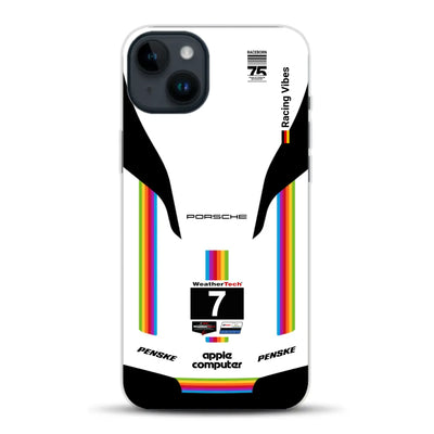 Porsche 963 Apple Retro Livery - Custodia per cellulare personalizzata per iPhone