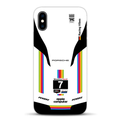 Porsche 963 Apple Retro Livery - Custodia per cellulare personalizzata per iPhone