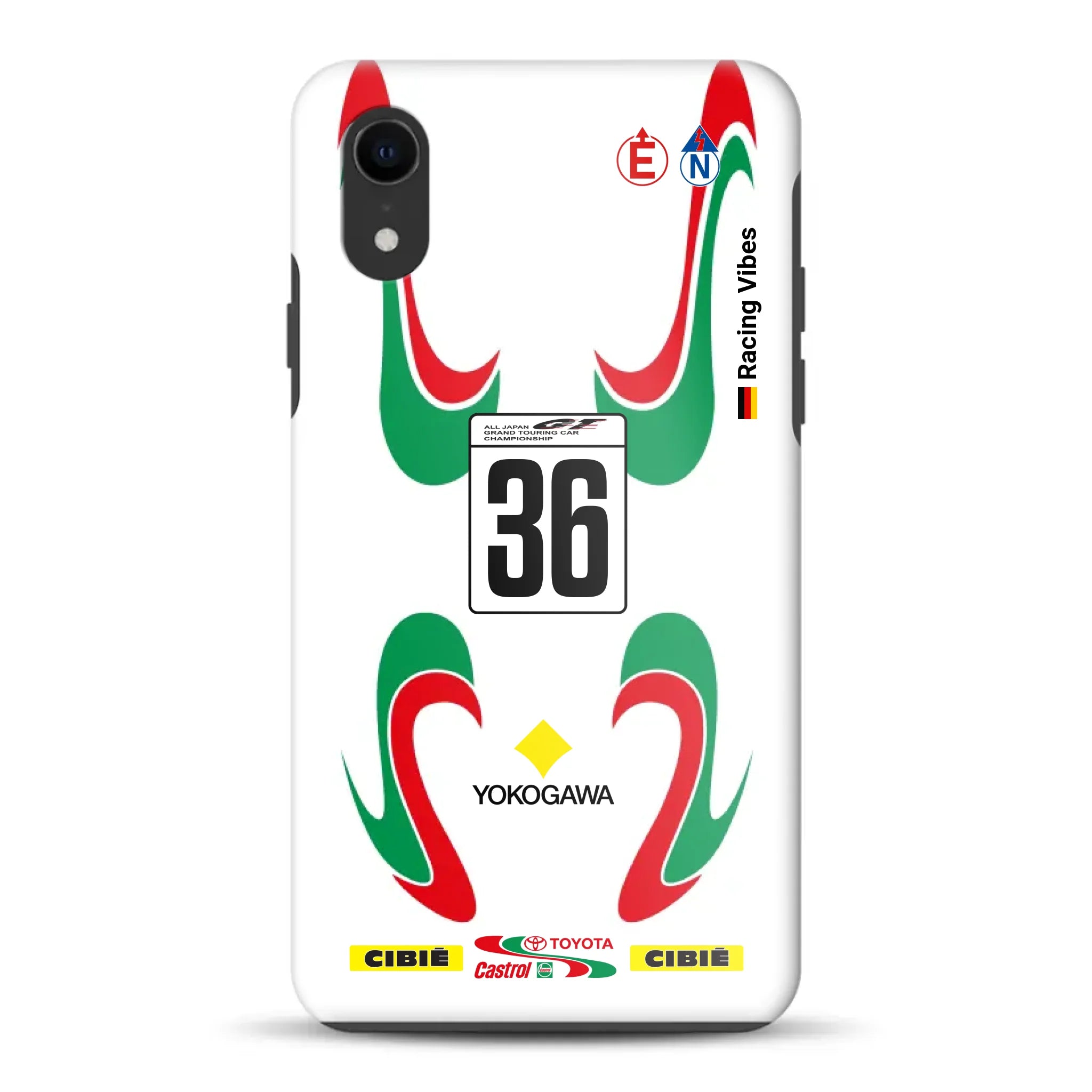 Castrol TOM’S Supra GT500 Livery - Individuelle Premium Hülle für iPhone