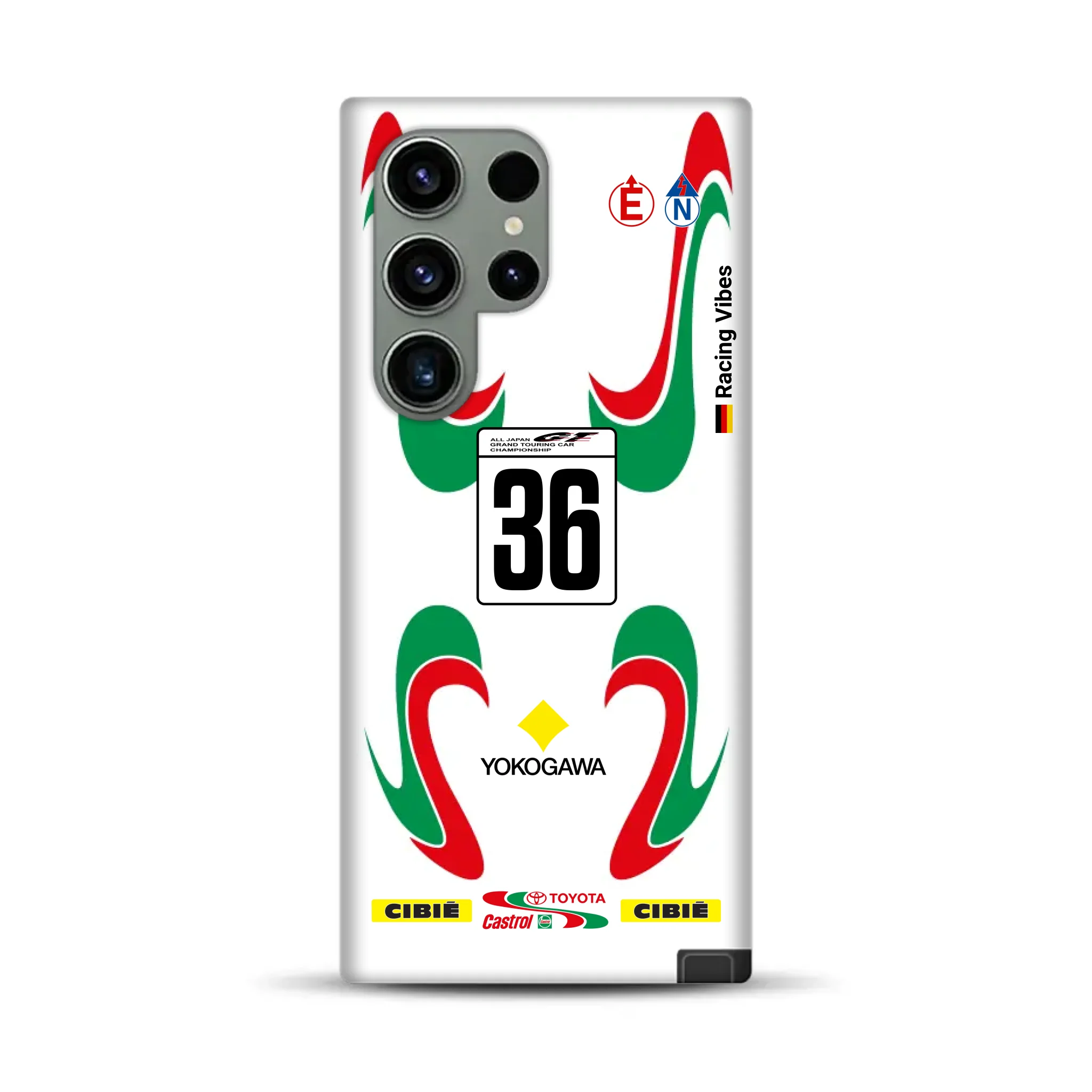 Castrol TOM’S Supra GT500 Livery - Individuelle Premium Hülle für Samsung