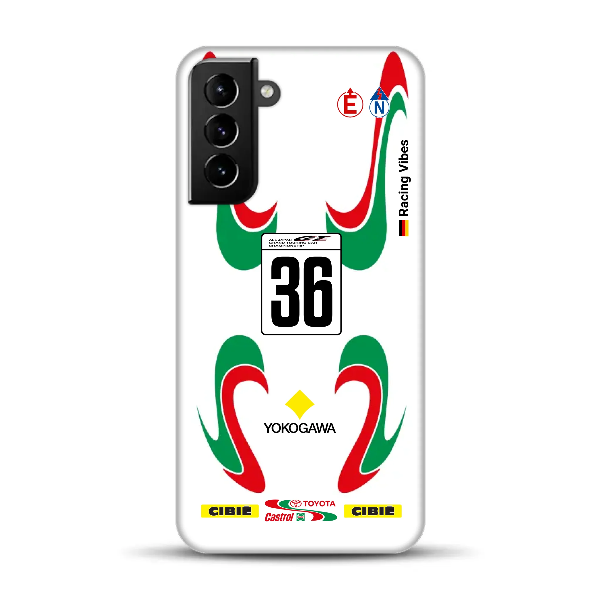 Castrol TOM’S Supra GT500 Livery - Individuelle Premium Hülle für Samsung