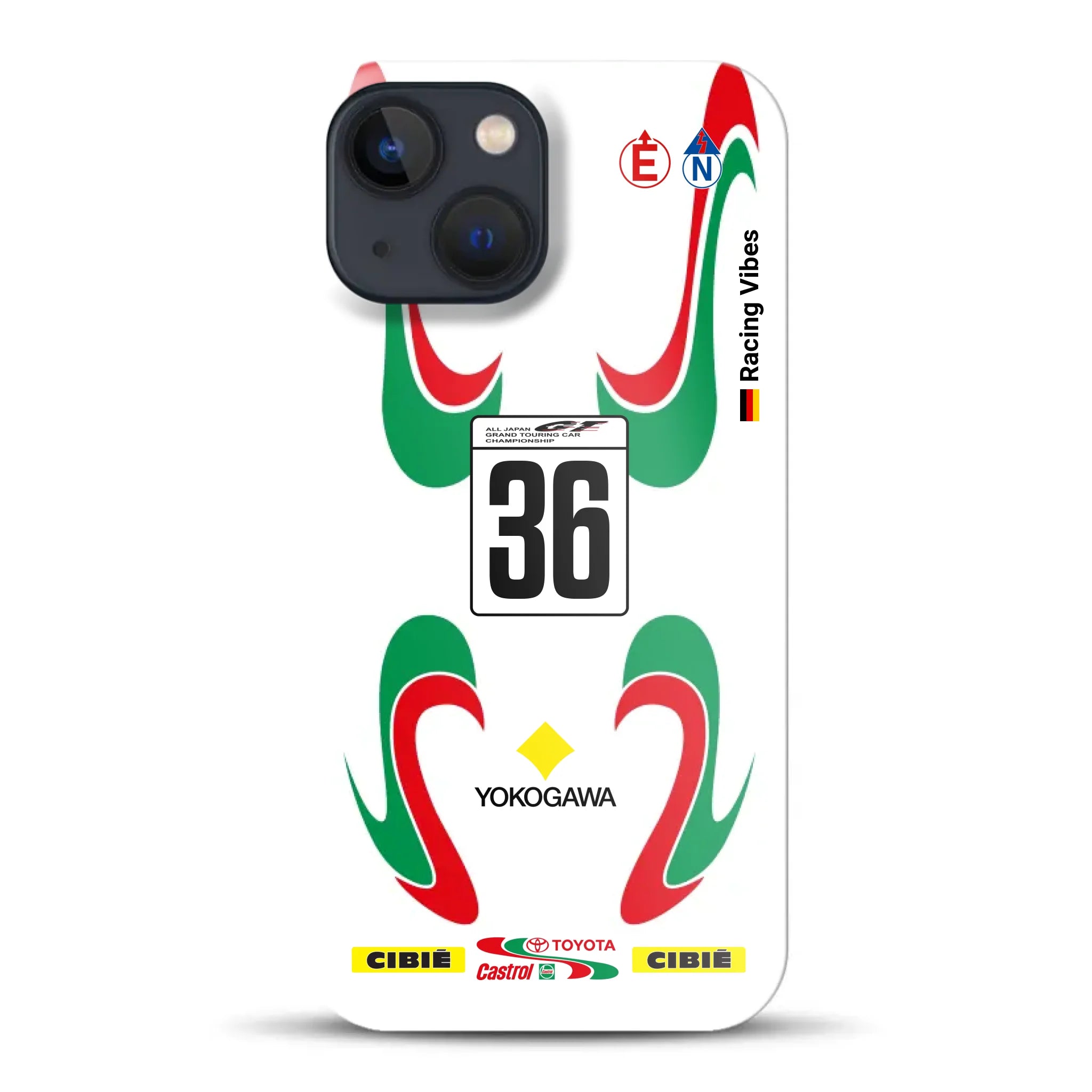 Castrol TOM’S Supra GT500 Livery - Individuelle Hardcase Hülle für iPhone