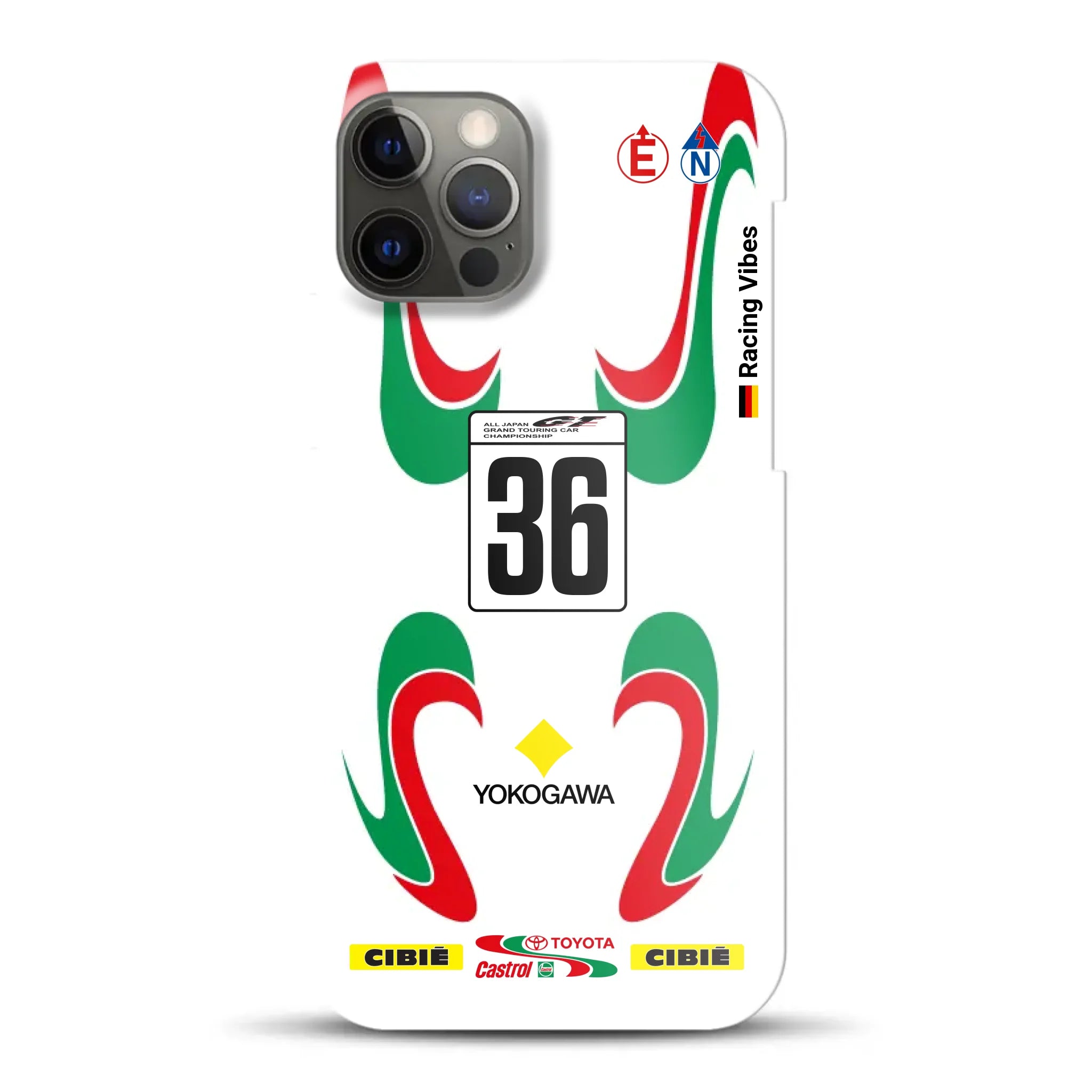 Castrol TOM’S Supra GT500 Livery - Individuelle Hardcase Hülle für iPhone