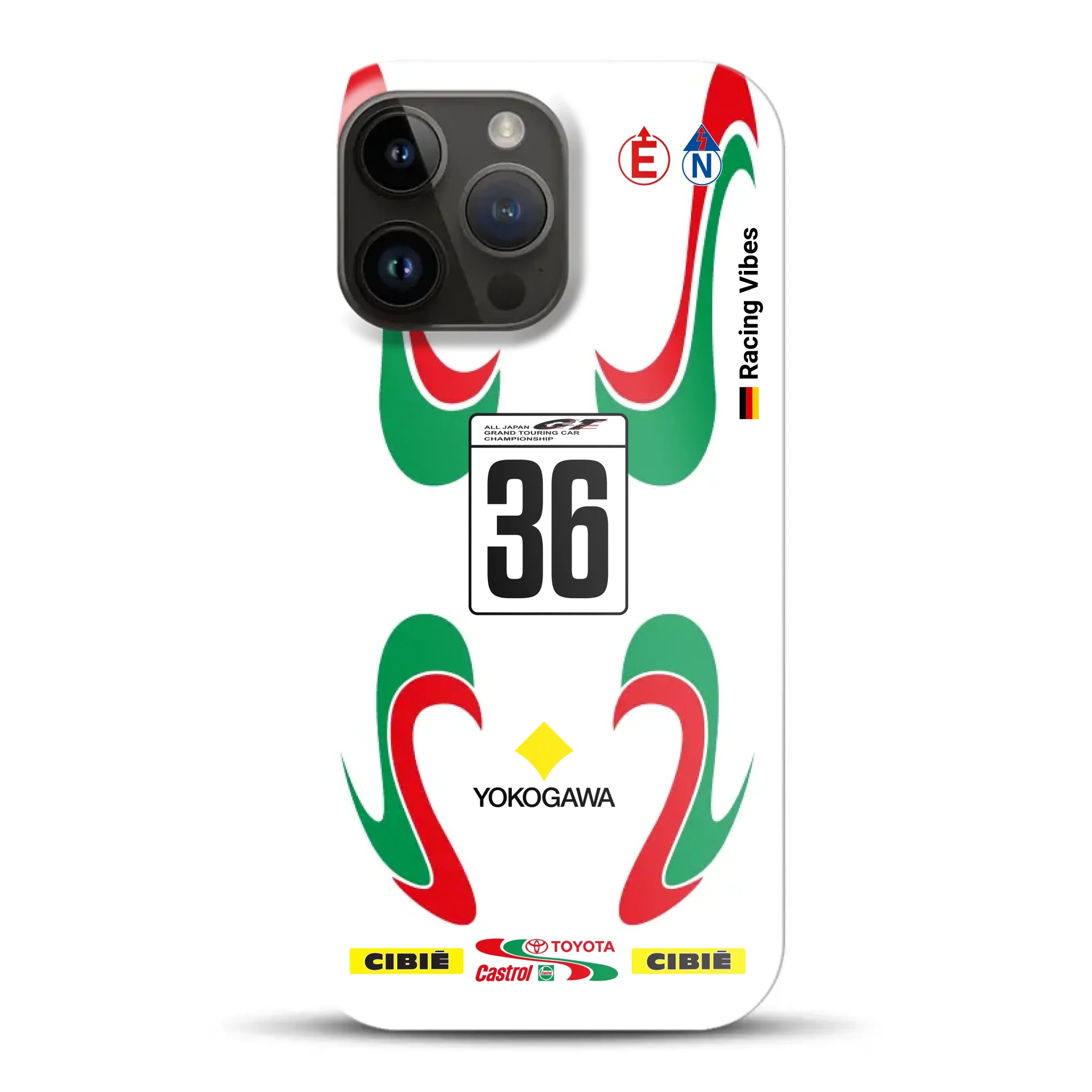 Castrol TOM’S Supra GT500 Livery - Individuelle Hardcase Hülle für iPhone